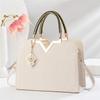 Trendy Stylish Fixed Shape Ladies Handbag, Roomy Versatile Multiway Shoulder Crossbody Bag For Daily Shopping Commute