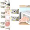 Kitchen Food Grade Plastic Wrap Covers With Elastic Edges For Home Use