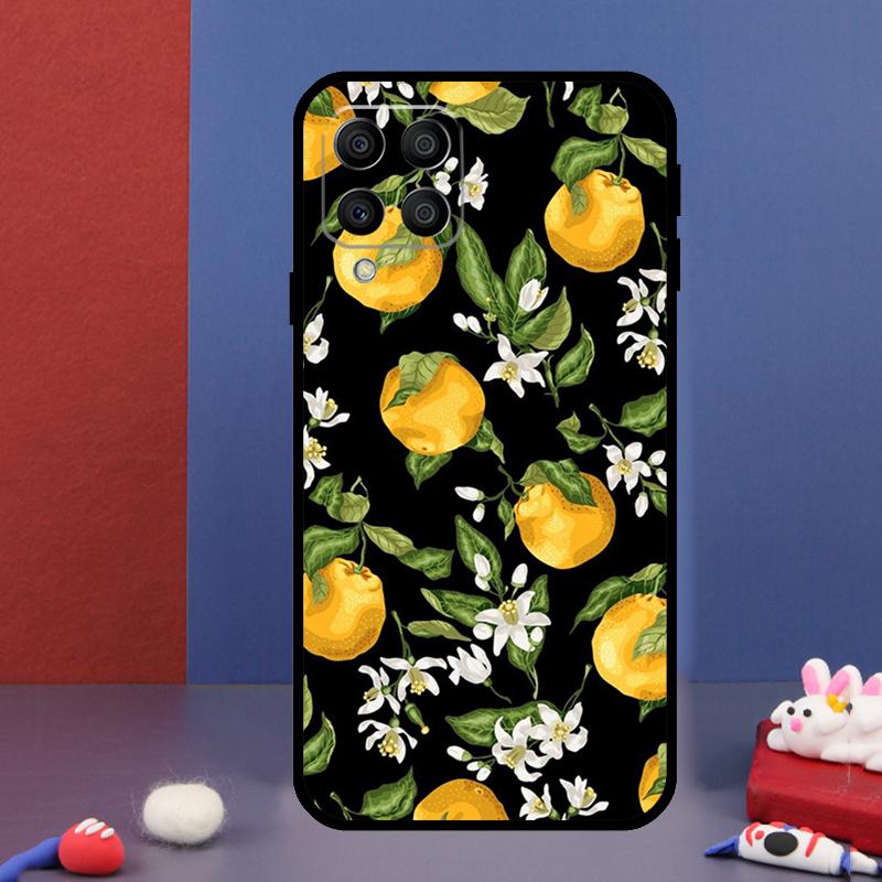 Tropikalny Letni Owoc Cytryna Dla Samsung Galaxy M33 M13 M23 M53 M15 M55 M31 M51 M14 M34 M54 M20 M30s M32 M52 Etui na Telefon