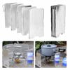 Outdoor Mini Portable Foldable 9 Plate Camping Cooking Stove Windscreen with Carrying Bag