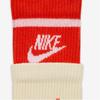 Nike Everyday Plus Crew Socks Unisex 1 Pack Coconut Milk/Passion Red/White FN3148-100