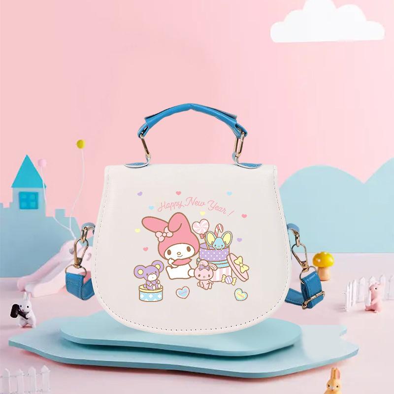 Korean Version of Trendy Cartoon Printing Cute High-value Student Shoulder Bag Women's Portable Handbag