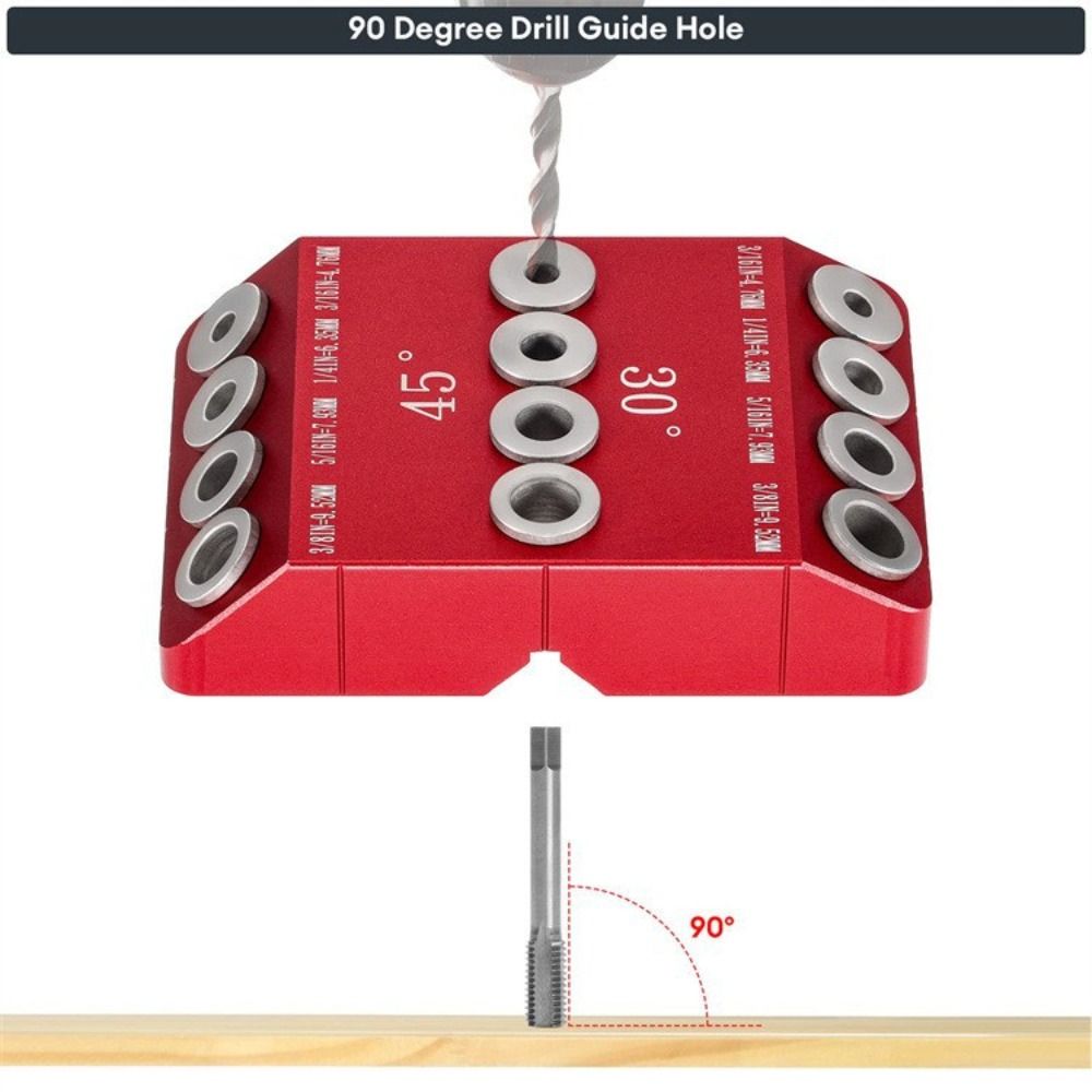 High Hardness Angle Angle Drill Guide Cable Railing Drill Jig  Stairs Handrail