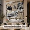 Custom Text Printed Tapestry Arctic Monkeys Pattern Large Wall Hanging Indoor Room Decor