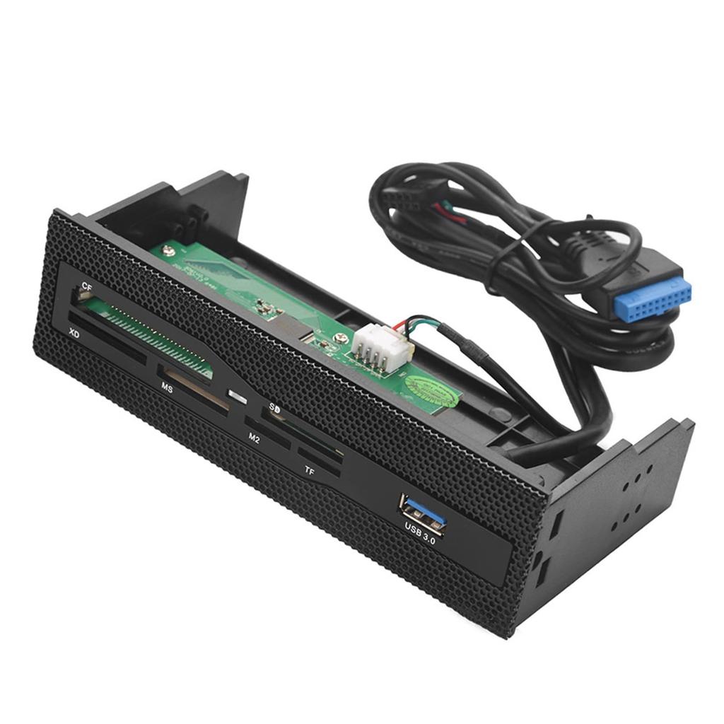 PC Built-in Card Reader, USB 3.0 Port, M2, SD, MSXD, CF, TF Card, Front Panel Portal.