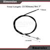 84.7" 215Cm Rear Brake Cable Replacement Accessory Fit For GY6 50Cc 150Cc ATV Go Kart TaoTao Roketa SunL Moped Scooter.