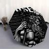 1pc Poseidon, Sea God Umbrella - 8-Rib Automatic Open/Close, Fashionable Compact Umbrella for Outdoor Adventures Yy250813123