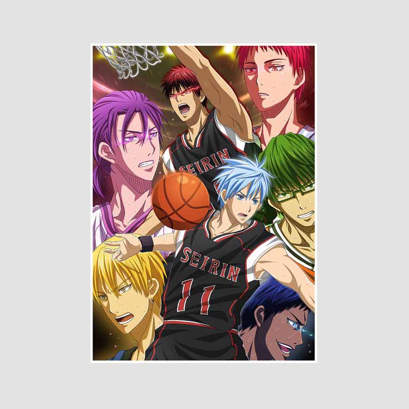 

Аниме Баскетбол Куроко Плакат Белая бумага Ретро постеры и принты Настенная живопись Домашний декор Гостиная Бар Украшение Настенные картины 30x21cm