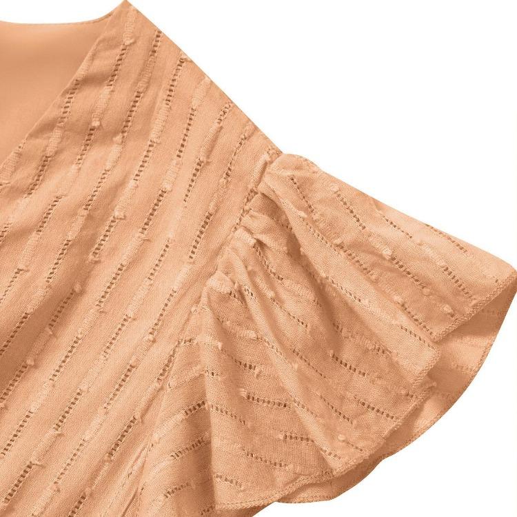 Women Sleeveless Summer Casual V-Neck Solid Color A-Line High Waist Middle Long Dress Spring Dress S-XL