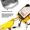 Universal Tape Measure Safety Clip With Detachable Carabiner Loop Measure Belt Attachments For Tool Belt Accessory