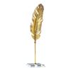 Metal Leaf Decor 21cm/8.26inches Iron Leaf Statue With Base Household Table Decoration Aesthetic Home Table Centerpieces For