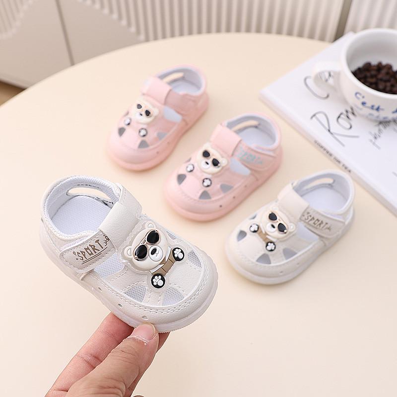 Summer Baby Shoes Soft Sole Sandals For Toddlers Boys Girls With Velcro Closure