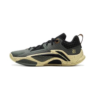 Li Ning BadFive Chase Hunt 1 Antideslizante Cobertura Ligera Rebote Caña Baja Zapatillas de Baloncesto para Exteriores para Hombre ABFV003-5