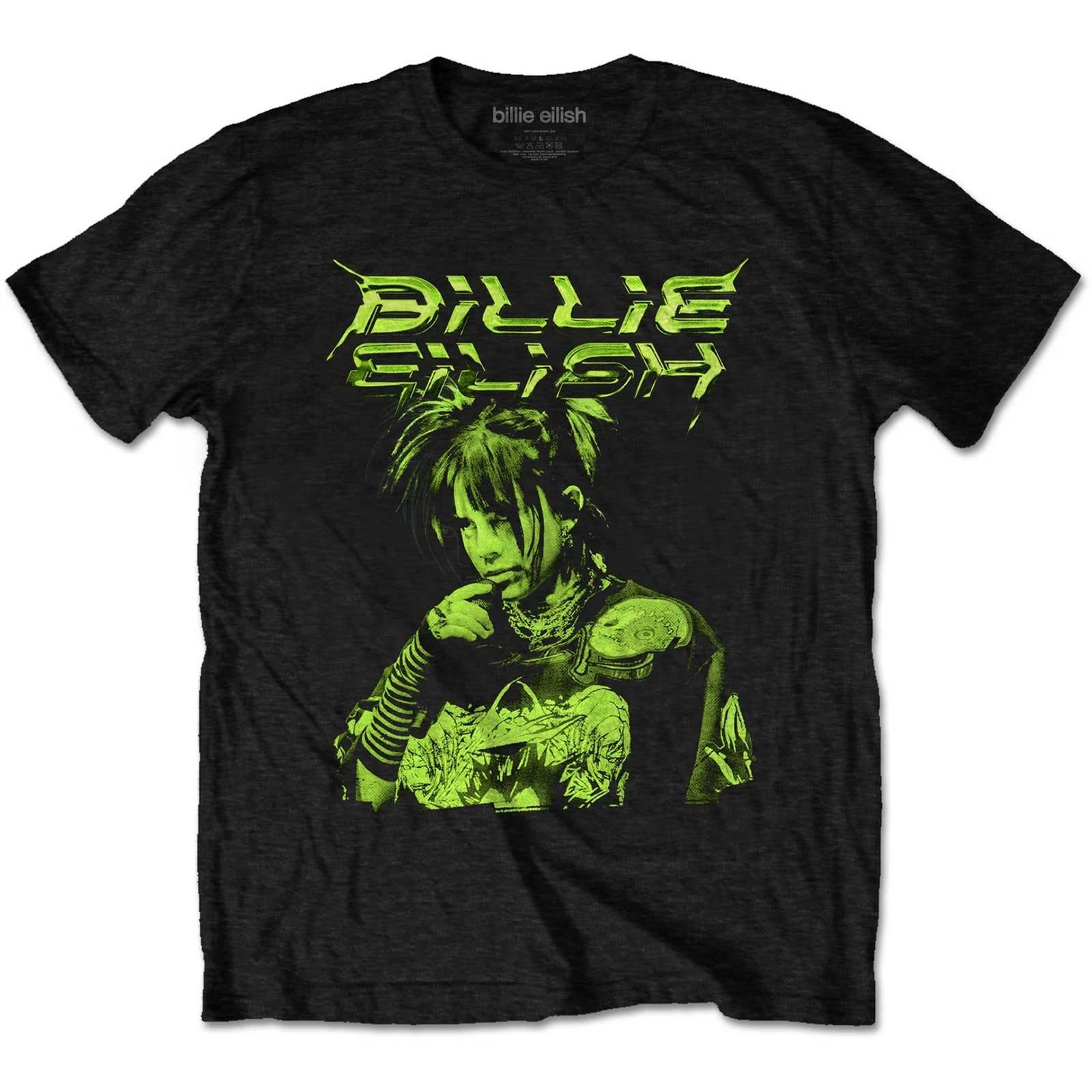 

Billie Eilish T-Shirt: Illustration OFFICIAL NEW 2XL