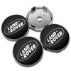 4Pcs 56mm 60mm Car Logo Wheel Center Hub Caps Badge Rim Cover Emblem For Land Rover Range Rover Evoque Velar Defender Discovery XS3