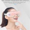 Folding Eye Massager Eye Mask with Heat and Bluetooth Music Airbag Eye Care Device Gift for Eye Strain Dry Eye Improve Sleep