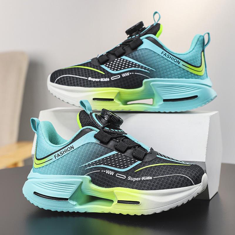 Boys shoes 2025 spring and autumn mesh classmates boys sports shoes middle and older children running shoes children's sports shoes tide