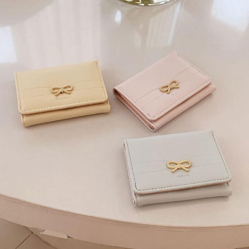 Women Small Compact Wallets Pu Leather Clutch Purses Card Holder Ladies Purse Money Bag,Clutch Purse Trifold Purses