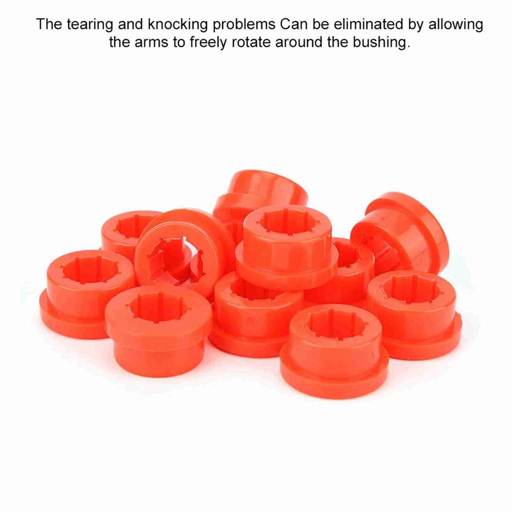 12 Replacement Bushings Lower Control Arm Rear Camber Suspension Control Arm Compatible with Civic Integra Red