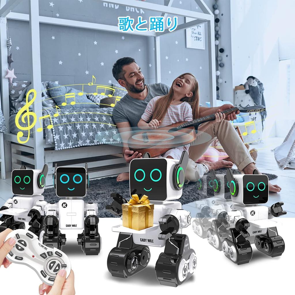 HBUDS Robot Toy for Girls and Boys: Music, Dance, Transports Objects, Popular Kids Toy, Piggy Bank, Programmable, Touch-Responsive, Talking Pet Robot,