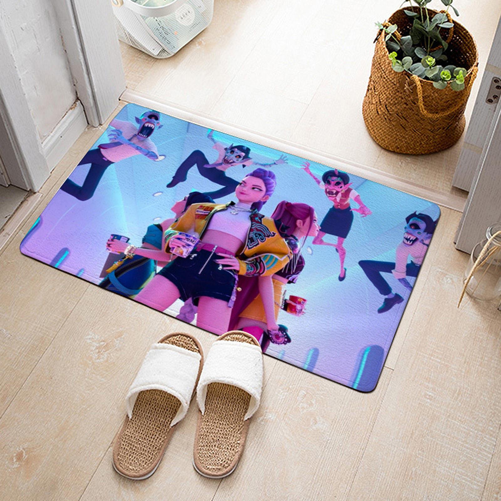 

Printed Carpet 17IN X 24IN Tufted Non-slip Bathroom Front Door Bedroom Kitchen Living Room Carpet One Size