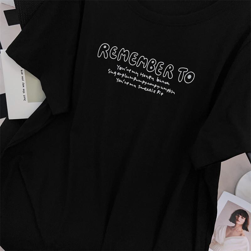 Women's Plus Size Loose Fit Short-Sleeve Round Neck Mid-Length T-Shirt (Available in 200/300/350 jin)
