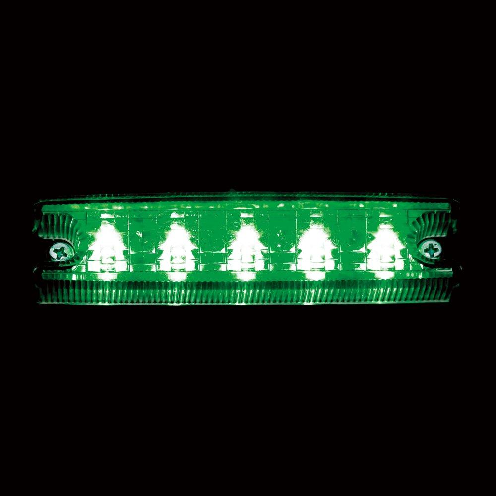 Tsuchiya Yac Car Interior Accessories Ryusei Re 5 LED Car Height (Tsuchiya Yac) Light, Clear/Green (Light), DC24V, CE-234