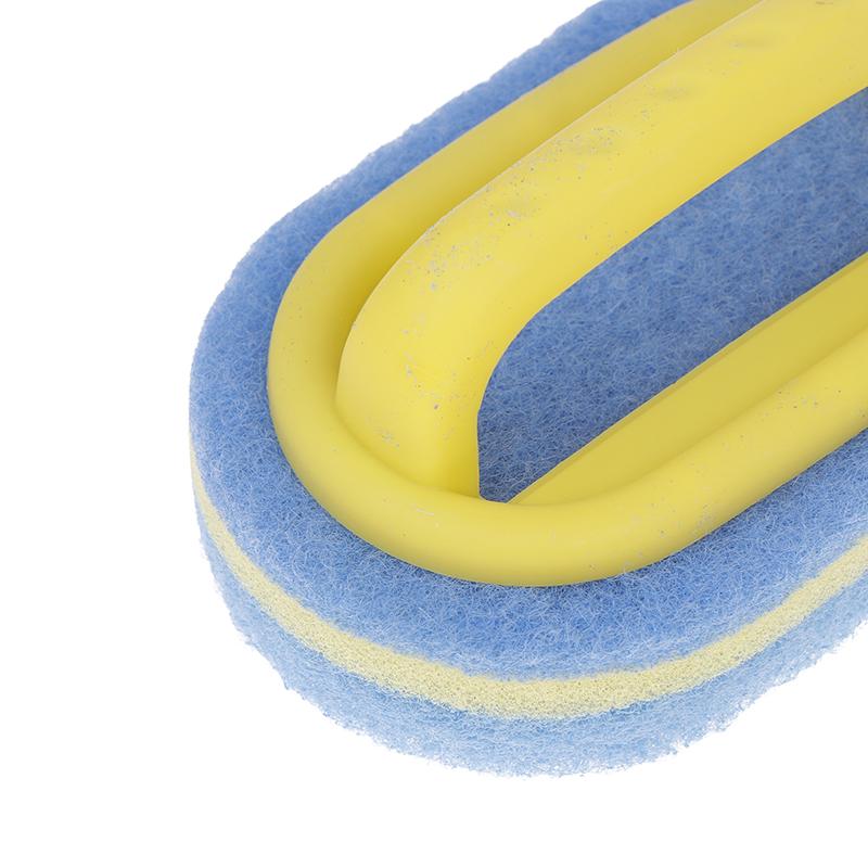 Kitchen Bathroom Toilet Cleaning Magic Sponge Glass Wall Cleaning Bath Brush Handle Sponge Ceramic Window Slot Clean Brush