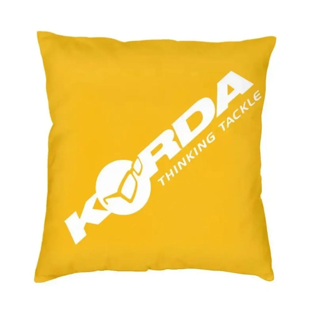 Fishing Korda Throw Pillow Cover Decoration Fish Carp Fisherman Gift Outdoor Cushions Cover For Sofa Car Square Pillowcase 45X45