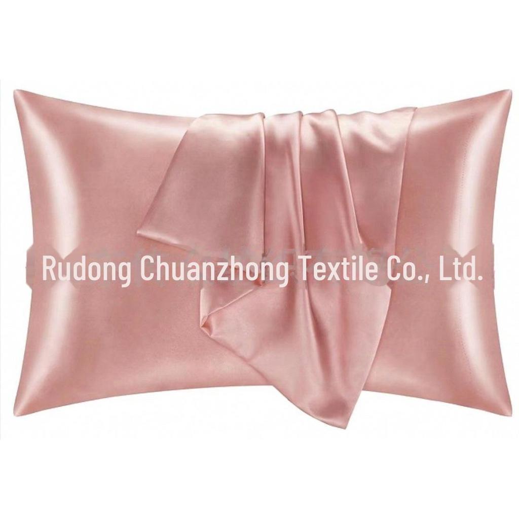 Multi-color Satin Imitation Silk Pillowcase Pair for Trade
