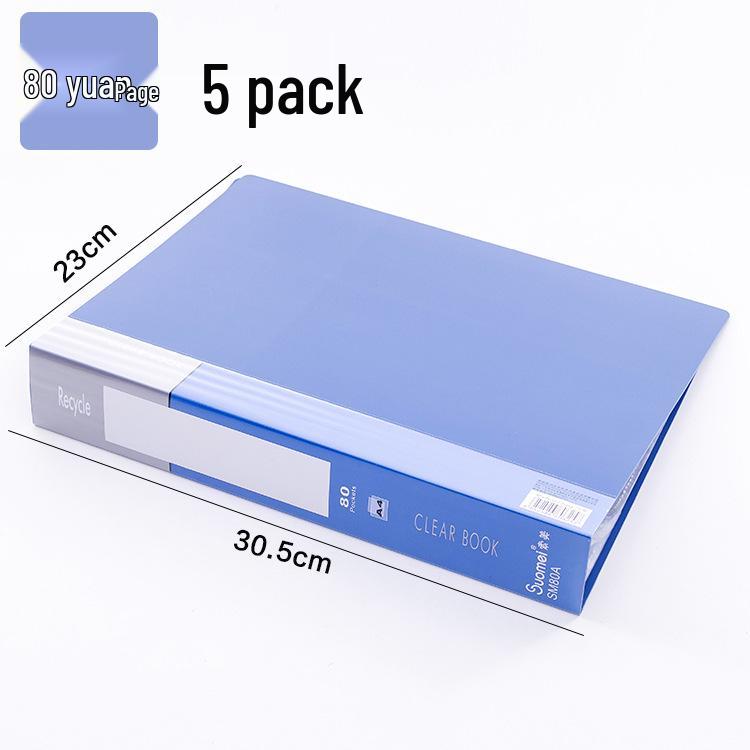 A4 mehrschichtige Seitenabtrenner und Dokumentenordner für Ringordner (20-100 Blatt)