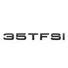 30TFSI 35TFSI 40TFSI 45TFSI 50TFSI 55TFSI Cromo Argento Lettere Emblema Distintivo Logo Baule Auto Adesivo per Audi A4 A5 A6 Q3 Q5 Q7