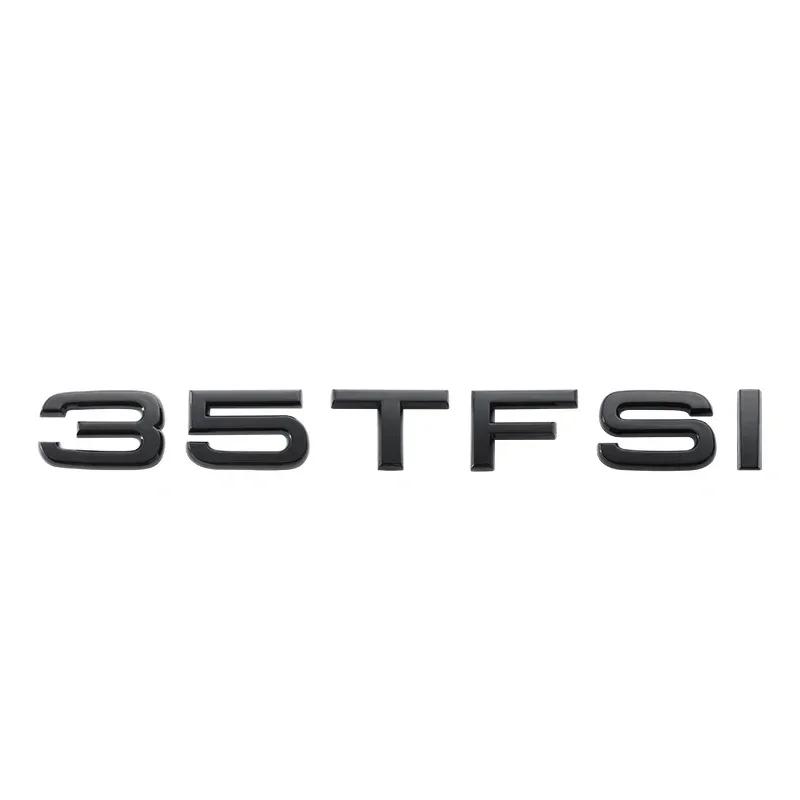 30TFSI 35TFSI 40TFSI 45TFSI 50TFSI 55TFSI Cromo Argento Lettere Emblema Distintivo Logo Baule Auto Adesivo per Audi A4 A5 A6 Q3 Q5 Q7