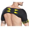 Ramenní podpora pro svaly obecně i pro každodenní nošení, unisex, černá, ramena, trénink, sport, život, (L),