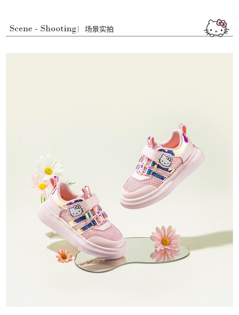 Kaiti Cat Children's Shoes 2026 New Summer Girls' Mesh Breathable Lightweight Children's Sandals