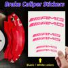 ZJH5   For Mercedes Benz AMG Waterproof Decals High-Temperature Resistant Brake Caliper Car Stickers Reflective Vinyl Wheel Rim Decals