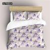 Little Fresh Duvet Cover Botanical Floral Comforter Cover Garden Flower Bedding Set  for Kids Girls Teen Gift Bedroom Decorate