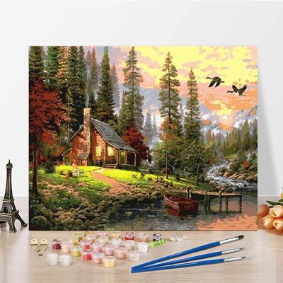 Canvas Digital Oil Painting Home Decoration Numbers Oil Painting Art DIY Painting By Numbers