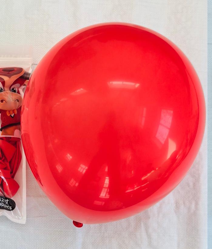 1000pcs 12-inch Matte Latex Balloons, Thickened for Festivals & Weddings
