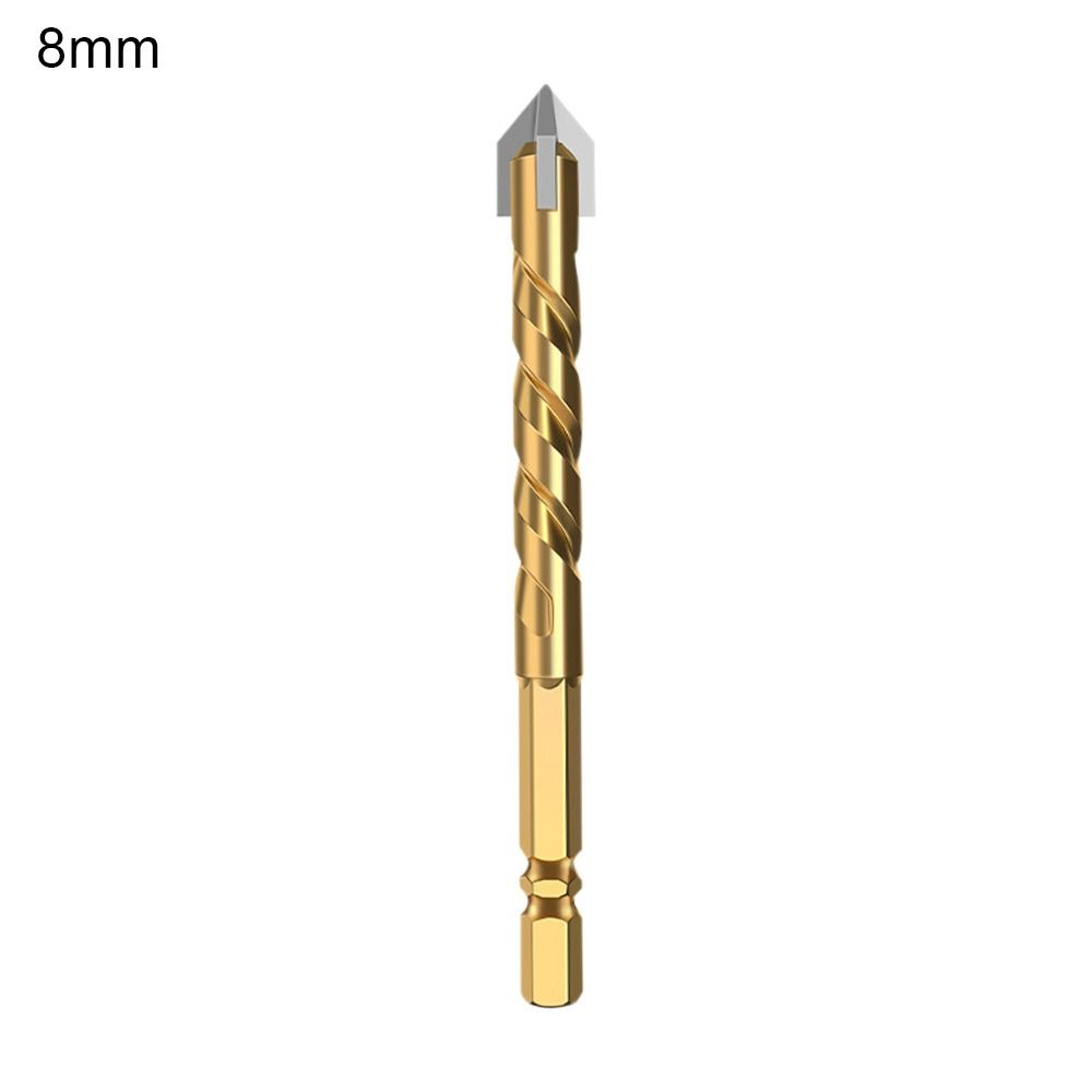 Cross Drill Bits Hex Handle Hole Opener Multi-purpose Triangle Bit Tool  Ceramic Tiles