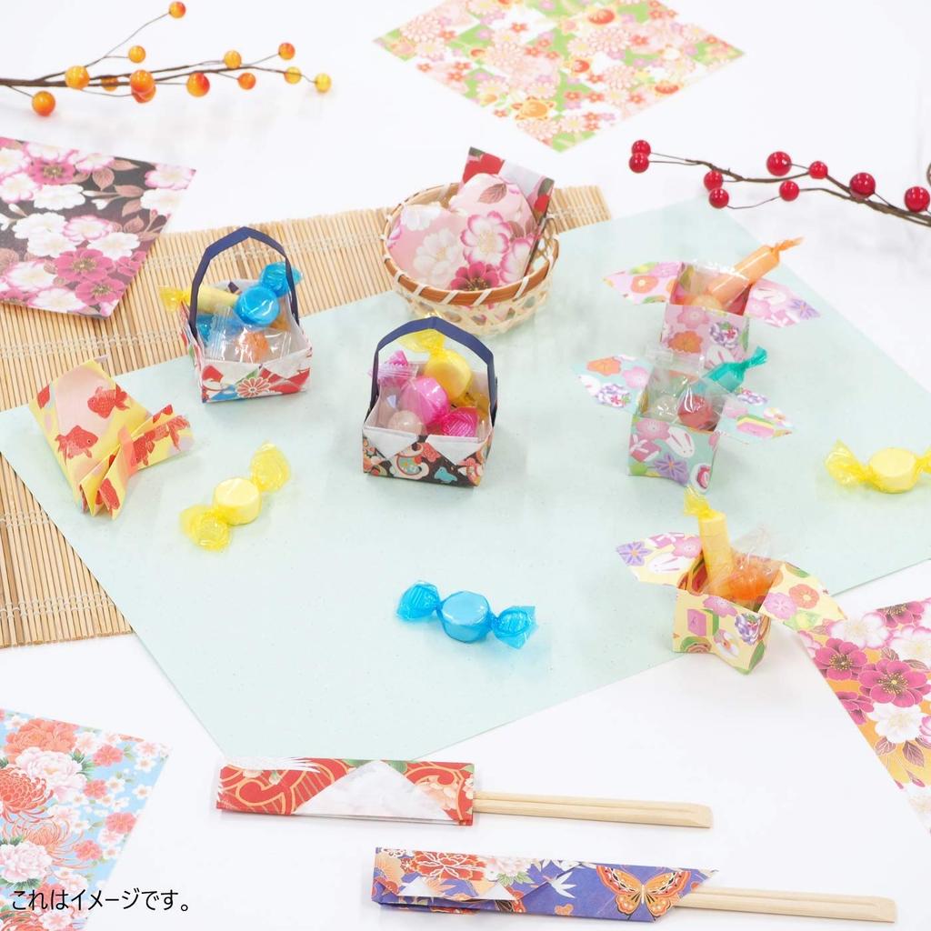 Kamiiso Japanese Washi Chiyogami Kimono Beauty Chiyogami Set Yuzen Kakyo Yuzen 24 Sheets X 3 3-Piece (Kakyo 1, 2, Zensui)