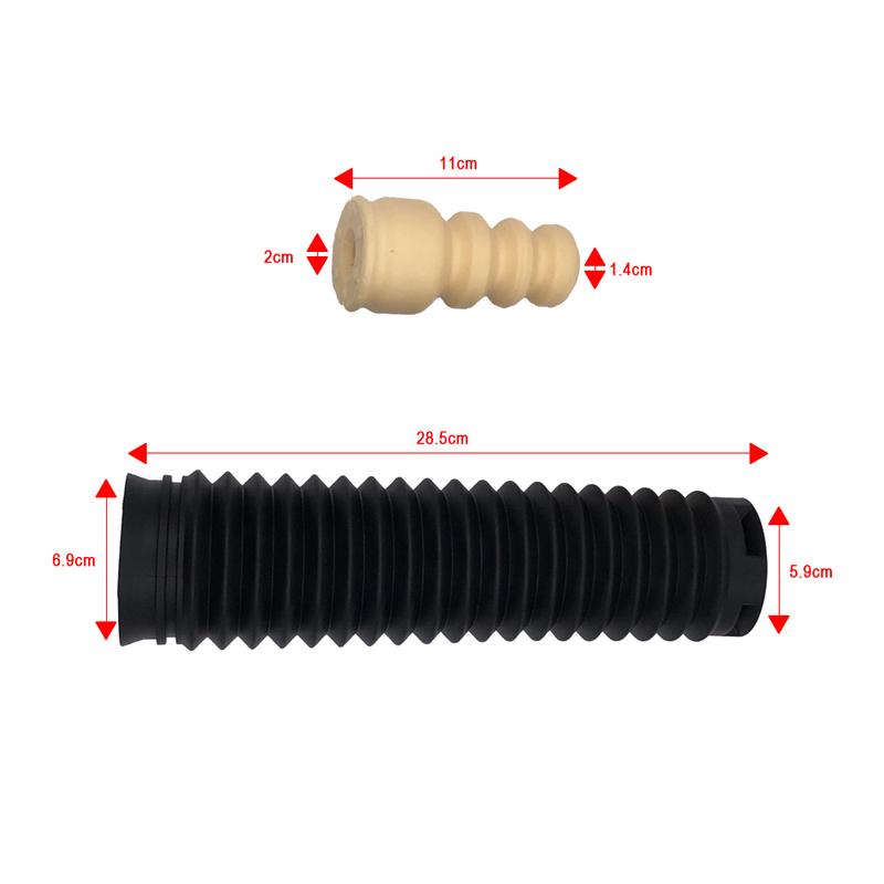 Car Rear Shock Absorber Buffer Rubber Boot Set Dust Cover For Honda Odyssey Hybrid RC4 - 2.0L RC3 2014- 2.4L Part