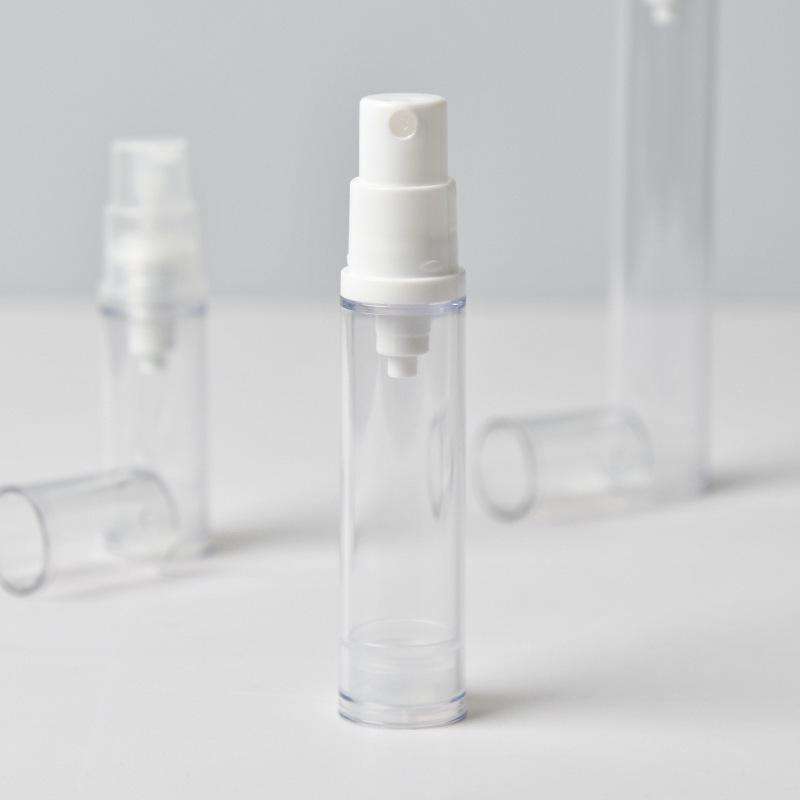 Portable Transparent Fine Tube Spray Bottle for Travel, Lotion, Sunscreen, and Vacuum Dispensing