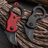 NEW Mini Keychain Pocket Knife Stainless Steel Camping Small Mini Portable Knife Peeler Fixed Blade Multi EDC Tool with Chain