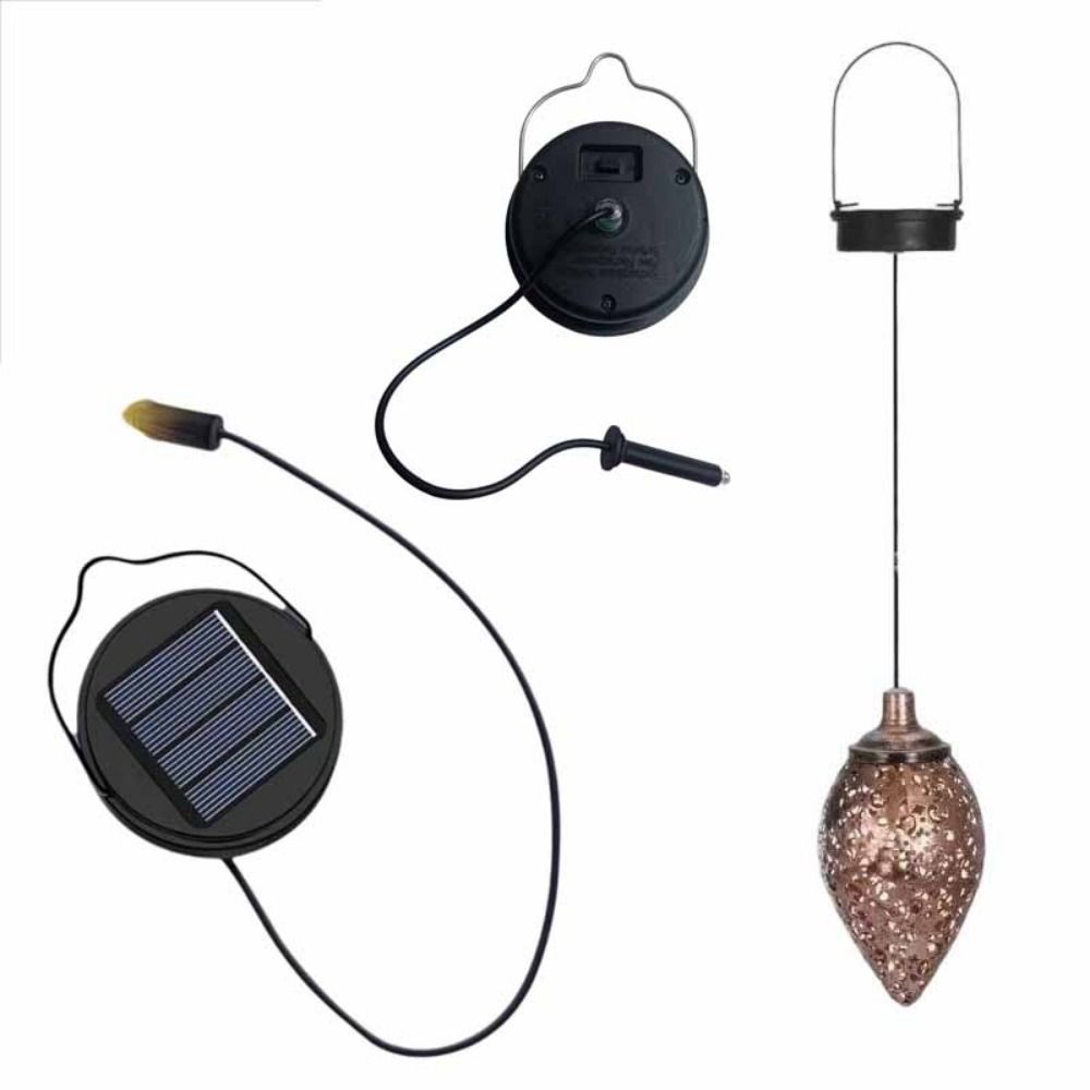 DIY Solar LED Hanging Light 400Mah Outdoor Lantern Lights  Solar Light Accessories