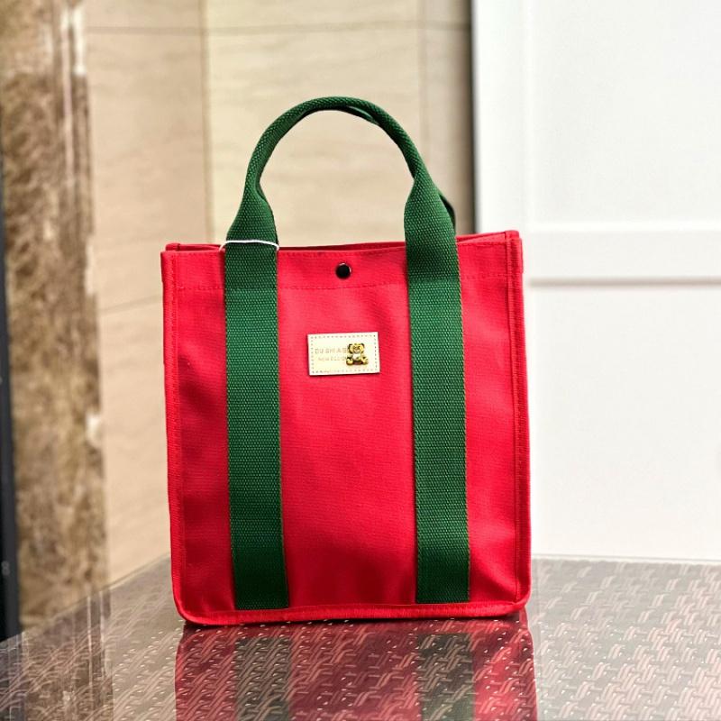 

Женская холщовая сумка-органайзер, новая модная женская сумка, маленькие сумки на одно плечо, женские повседневные сумки с верхней ручкой для работы, простые и практичные красный