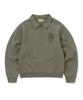 THISISNEVERTHAT Tnt Daniel Johnston H.Y.L.A. Half Zip Sweatshirt Mud