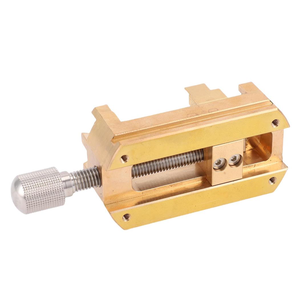   Vise Clamp Heavy Duty 304 Stainless Steel Copper Fractal Vise Drill Press Vise for Woodworking Jewelry Making Watch Repair