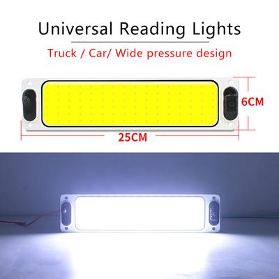 12V 24V Żarówka Led Cob Strip Dioda Lampa samochodowa do żarówek samochodowych Lampki do czytania