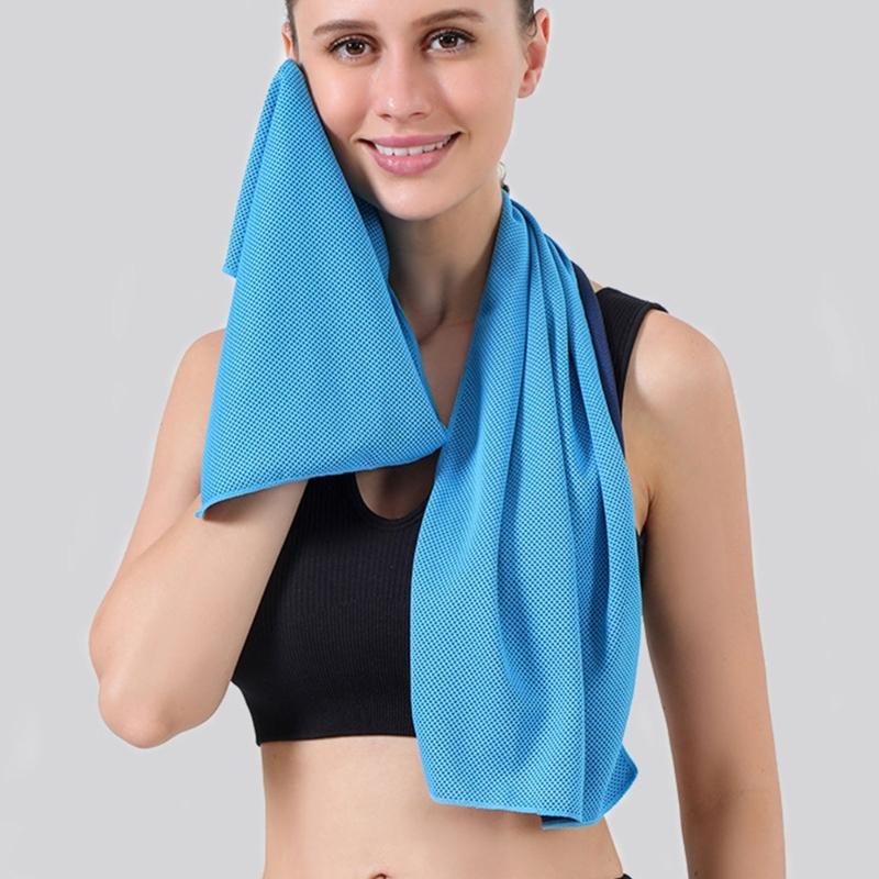 Sweat Towel for Workout and Outdoor Routines, 30x100cm Sports Cooling Towel for Running, Travel and Summer Use